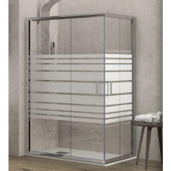 Καμπίνα Ντουζιέρας Karag New Flora 100 90Χ90 cm Τετράγωνη Σεριγραφία με 180cm Ύψος με Κρύσταλλο Ασφαλείας με Χρωμέ Πλαίσιο Καμπίνα Ντουζιέρας Karag New Flora 100 90Χ90 cm Τετράγωνη Σεριγραφία με 180cm Ύψος με Κρύσταλλο Ασφαλείας με Χρωμέ Πλαίσιο